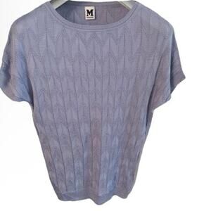 Missioni womens blue tunic sz M